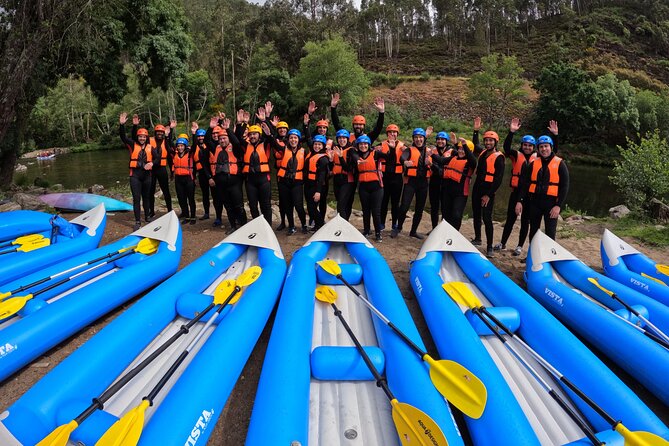 3-Hour Cano-Rafting Tour on the Paiva River - Morning setup at Aldeia da Paradinha, with the Arouca Geopark intro