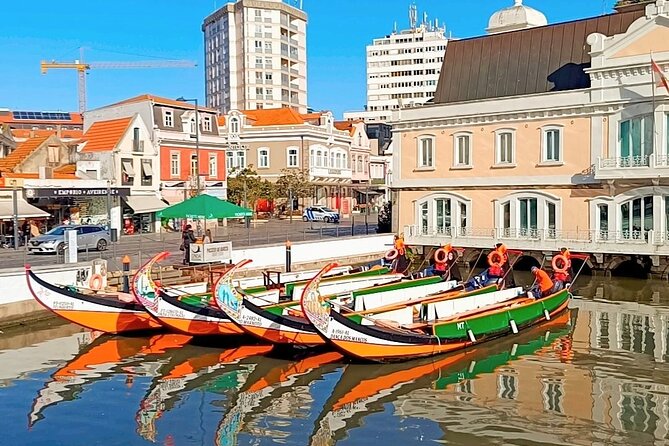 Aveiro Walking and Boat Tour Ovos moles and Colorful Ribbons - Ribbons, ovos moles, and a shared moliceiro ride for $42.14