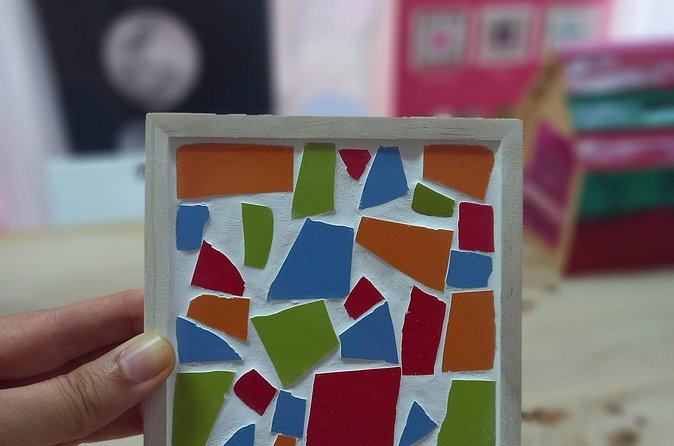Aveiro : Workshop Mosaic Tile - Price and Value at About $48 for a Take-Home Piece