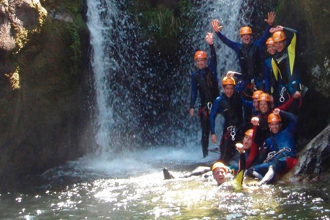 Canyonig Geres National Park, from Porto - What you do in the canyon: jumps, slides, ropes, and ziplining