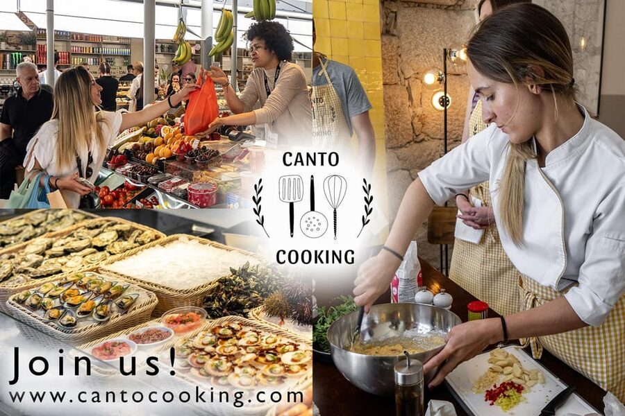 Chef Led Porto Market Tour & Portuguese Tapas Class + Wine - Coffee, Nata, and Apron Time at Canto De Luz