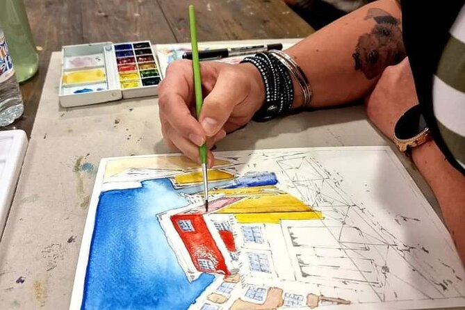 Create Watercolour With Hugo do Lago in Porto - The 2-hour flow: from supplies to your finished keepsake