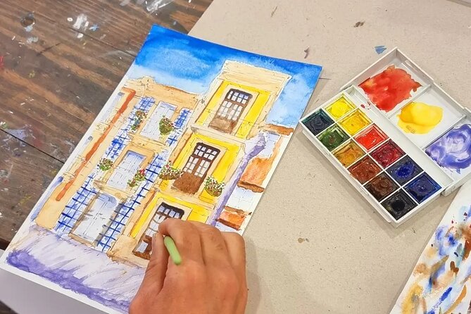 Create Watercolour With Hugo do Lago in Porto - Price and value: paying for guidance, materials, and a finished piece