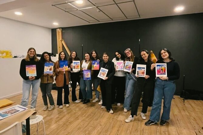 Downtown Porto Acrylic Painting Workshop for Groups or Individual - Key things to know before you pick up a brush