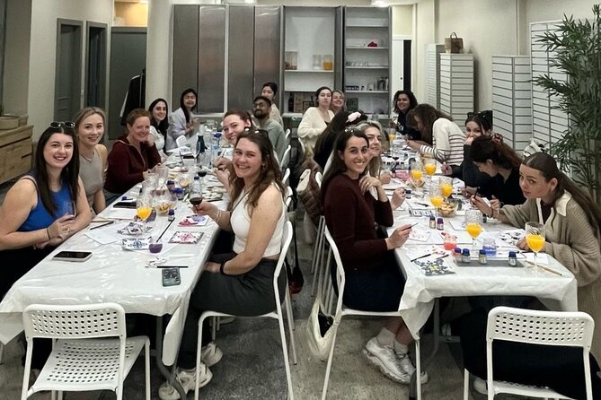 Downtown Porto Tile Painting Workshop with Porto Wine (Lapa) - Painting time with real help, including step-by-step touch-ups