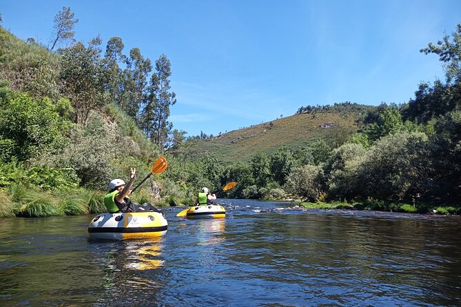 From Arouca: River Tubing - Adventure Tour - The post-tubing break in Arouca: food, a cold drink, and a reset