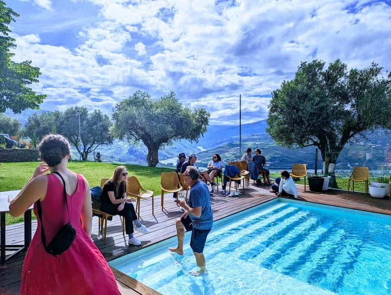 From Porto: 2 Wine Regions, Farm-to-Table Lunch & Boat - Vinho Verde at the first estate, where the day starts with food and white wine
