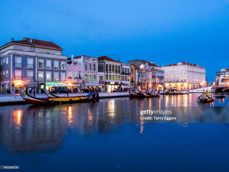 From Porto: Coimbra, Aveiro and Costa Nova Day Tour - Costa Nova Striped Houses and Atlantic Beach Air