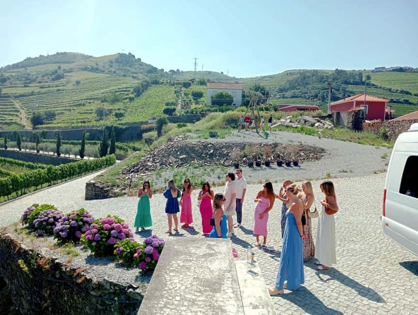 From Porto: Premium Douro Valley 4 Vineyards Tour with Lunch - Stop 2 at a bigger producer: olive oil and Port wines