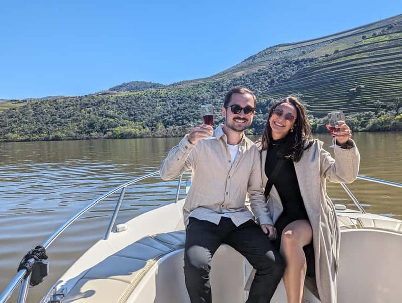 From Porto: Tastings at 2 Wineries, Chef's Lunch & Boat Tour - Pinhão and the private boat cruise on Douro water