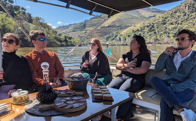 From Porto: Tastings at 2 Wineries, Chef's Lunch & Boat Tour - Sabrosa tasting stop, where the day gets delicious
