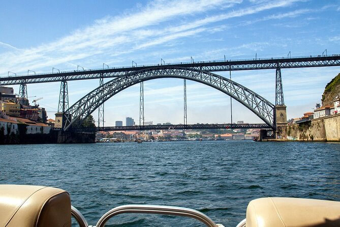 Port Wine Sunset Boat Tour - After dark return: passing under six illuminated bridges