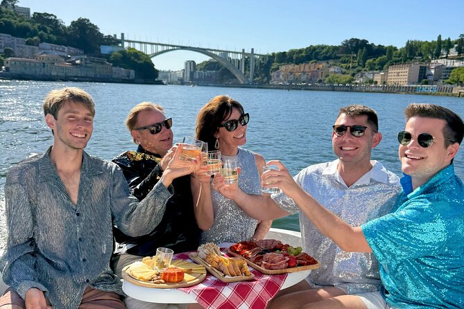 Porto: 6 Bridges Private Douro River Yacht w/ Food & Wine - Stop 1 to 3: Opo Boat Tours, Ponte da Arrabida, and the Ribeira Postcard View