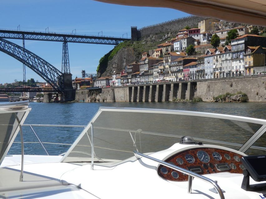 Porto: 6 Bridges Private Yacht Tour with Wine & Snacks - Timing and pacing: a 2 hour trip that does not drag