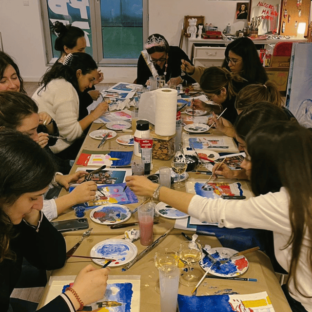 Porto: Acrylic Painting Workshop for Groups or Individual - Materials, included tools, and why the $47 price feels fair