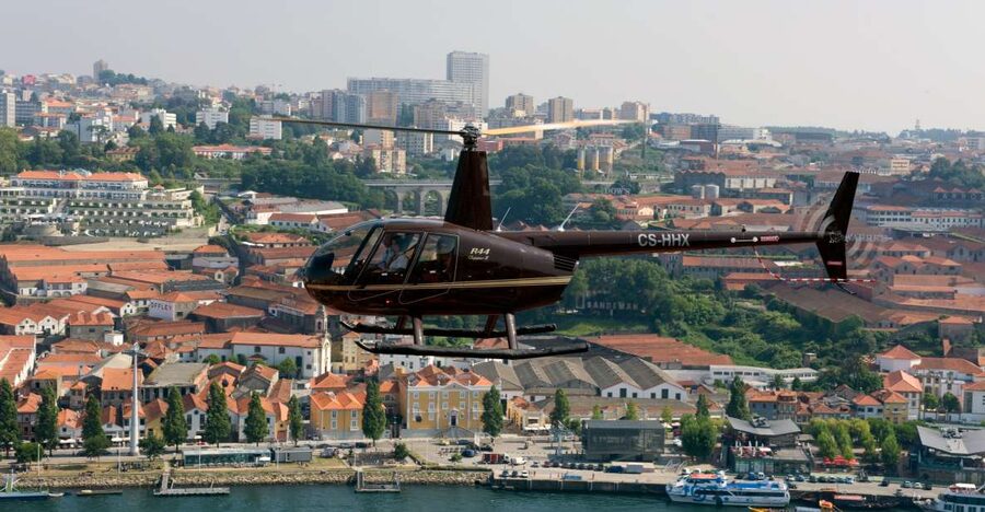 Porto Atlântico Helicopter Tour - Porto historic center and monuments from above