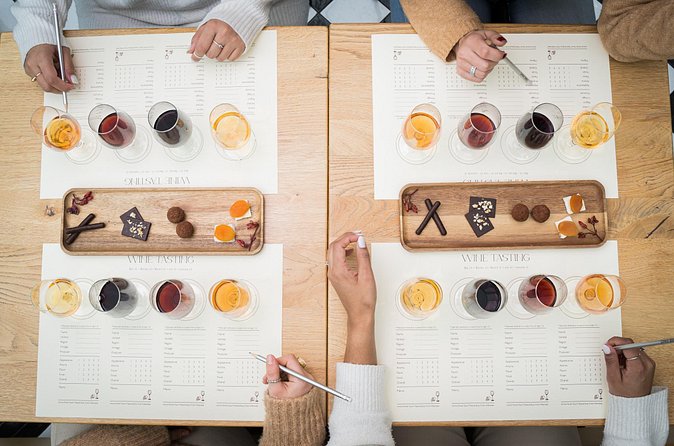 Porto Best of the Best Port Tasting with Artisan Chocolates - Ferreira Dona Antonia White with oranges and dark chocolate