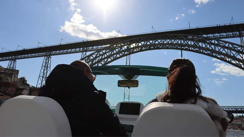 Porto: Bridges Cruise in a Fiat 500 Limited Edition Boat - Comfort and the private-group feel, up to 3 passengers