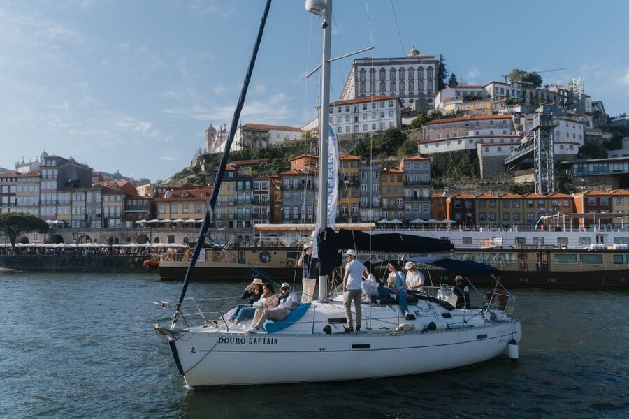 Porto: Charming Sailboat Cruise with Port Wine,Sunset Option - From your meeting point, then straight into Douro Marina vibes
