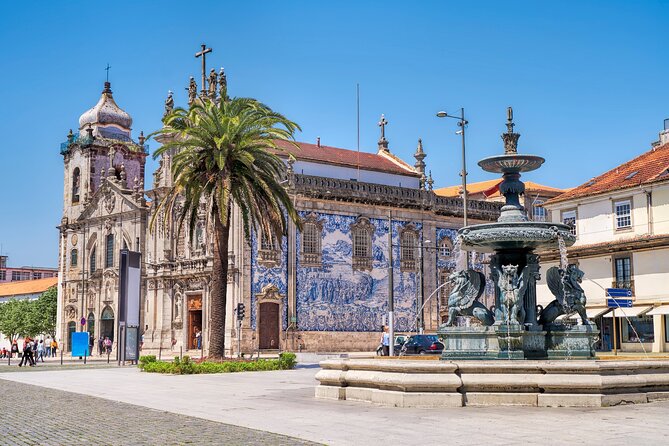 Porto: City Walk with Audio Guide in 7 Languages on your Phone - Two churches and blue-and-white tiles: the azulejo moment