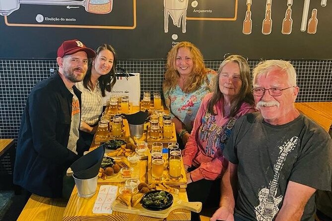 Porto: Craft Beer Tasting Tour with Local Snacks - Stop 2: Taproom pours of 2 national beers with grilled chouriço and bread