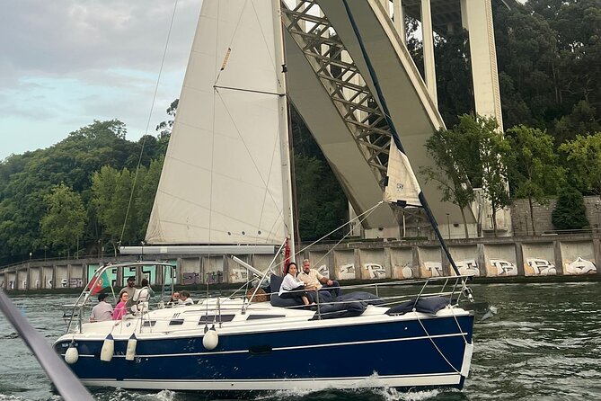 Porto cruise, Thulium just for you! Enjoy Sailboat with open sail - Leaving the City: Douro Estuary Nature Reserve, Douro Bar, and the Mouth of the Douro
