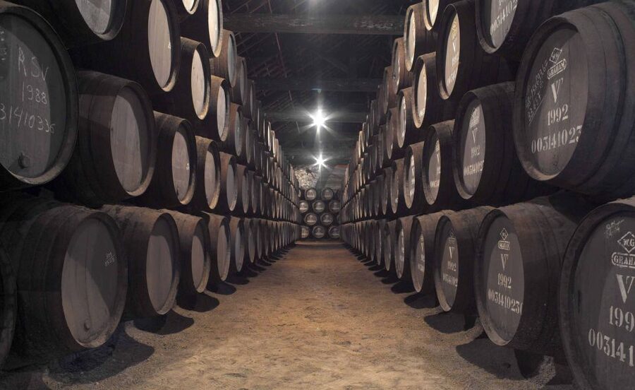 Porto: Graham's Port Lodge Tour with Premium Wine Tastings - Entering the 1890 Lodge: What You Actually See Inside