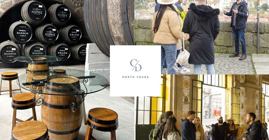 Porto: Guided City Walking Tour & Port Wine Cellar - Porto city-center walk: tiles, cathedral views, and the Ribeira stairs