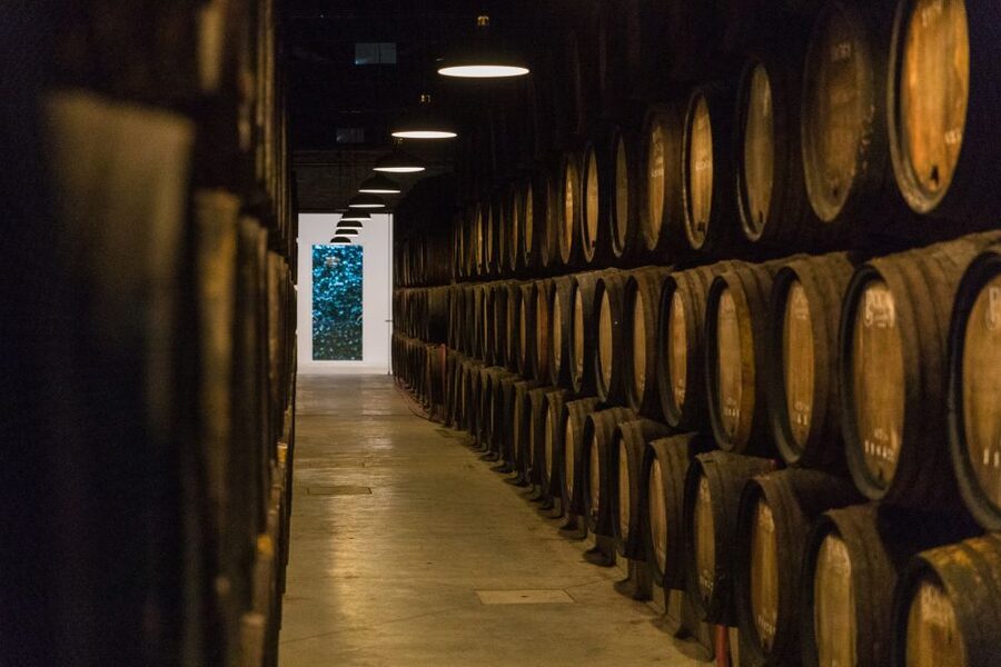 Porto: Guided Tour and Tasting of 3 Port Wines at Poças - Entering Poças: the aging cellar that makes Port click