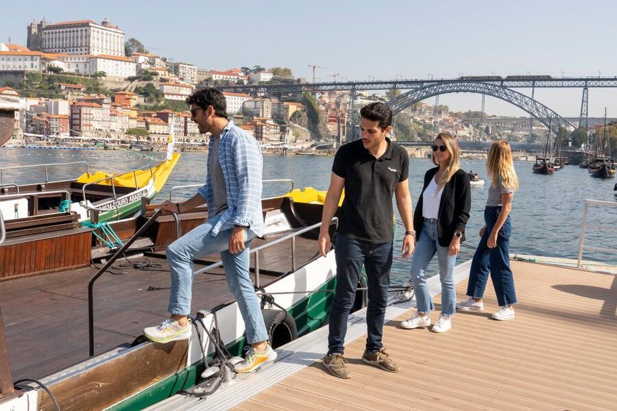 Porto: Helicopter Ride, Guided Walking Tour & River Cruise - Douro river cruise under Dom Luís I Bridge for the calm reset