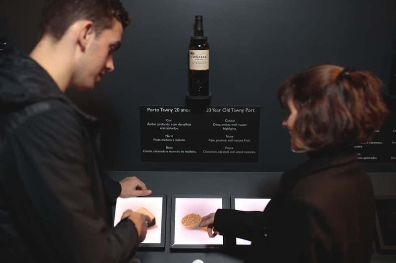 Porto: Port Cellar Visit and Wine Tasting at Fonseca - The tasting room experience: Bin 27, Siroco, and a great view