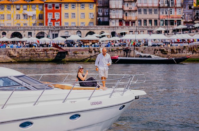 Porto: Private Luxury Yacht Cruise with Wines and Local Snacks - Ponte de São João and Ponte D. Maria Pia: rail lines and an Eiffel masterpiece