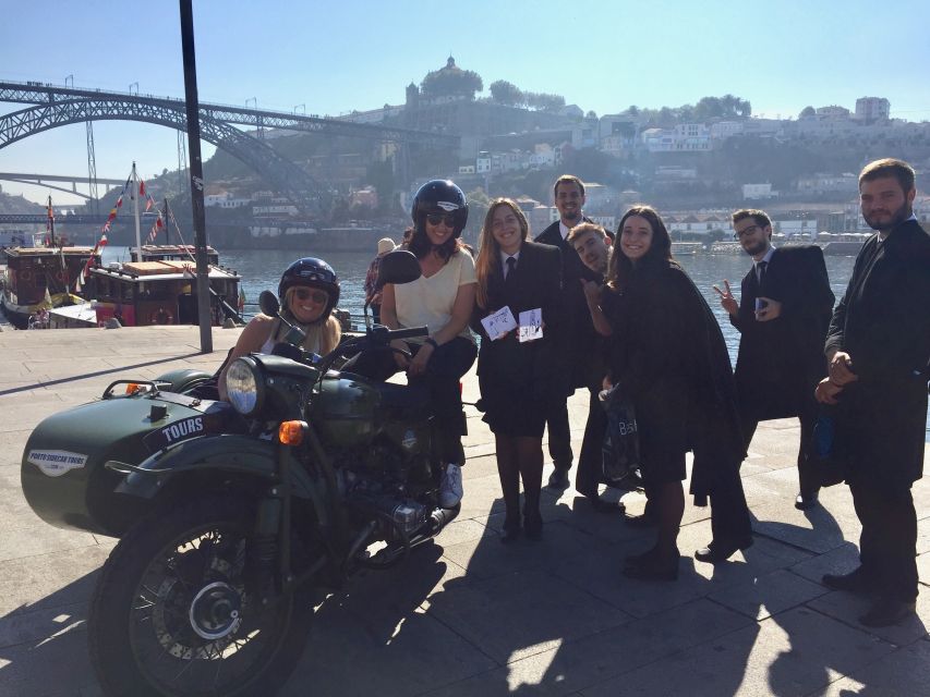 Porto Private Sidecar Tour - Cais de Gaia in Vila Nova de Gaia, river views with perspective