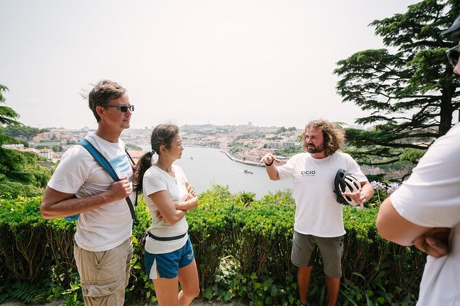 Porto Riverbank E-Bike Tour - Atlantic Coast, Gardens - Passeio Alegre to Fortress São João Baptista: romantic gardens, then Atlantic air