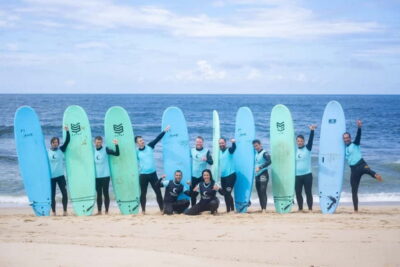 Surf Lesson with Transportation at Ocean Origin