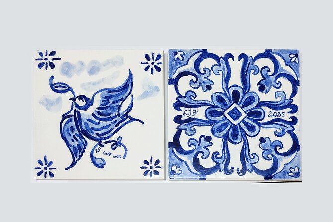 Porto Tile Painting Workshop in artist studio - Two Ways To Make a Portuguese Tile You Can Keep