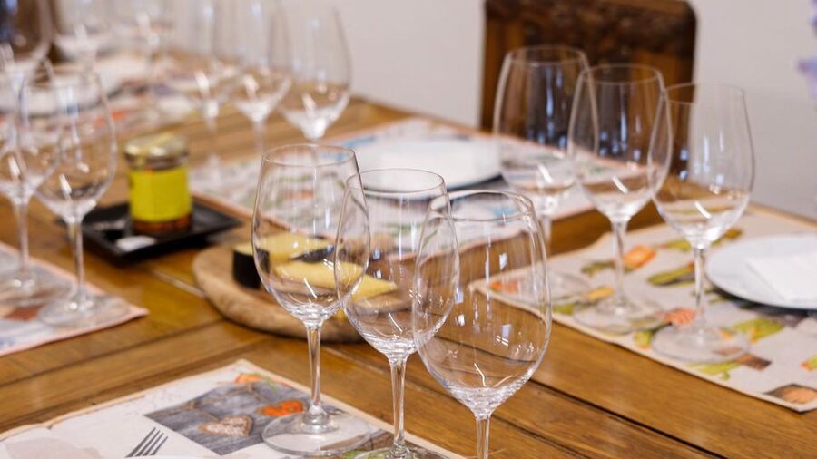 Portuguese Wine Tasting w Local Cheese & Cold Cuts pairing - Patio das Marias in Porto, and why the setting matters