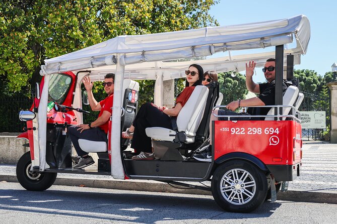 Private 4 Hour Tuk Tuk Tour with Port Wine Cellar Visit & Tasting - Crystal Palace Gardens and Porto’s skyline markers