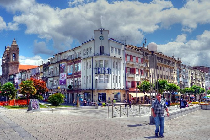 Private 8-hour tour to Braga and Guimaraes from Porto Hotel w/ driver and guide - Centro Historico, Palace Moments, and the Oliveira Pause