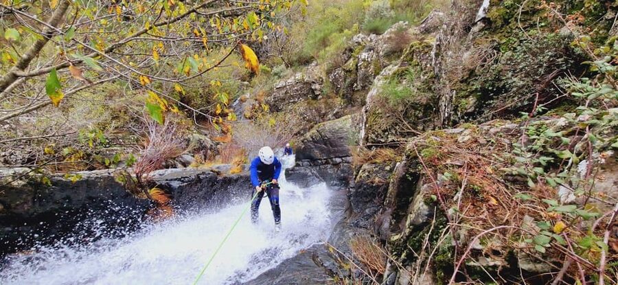 Ribeira das Quelhas: canyoning, Serra da Lousã near Coimbra - Winter canyoning in Serra da Lousã: what the timing changes