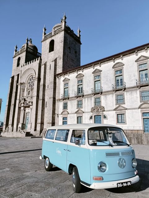 Romantic Tour on a Luxury Sailboat with Vintage Transfer 4H - Toasting Port at Capela do Senhor da Pedra, built on a rock by the sea