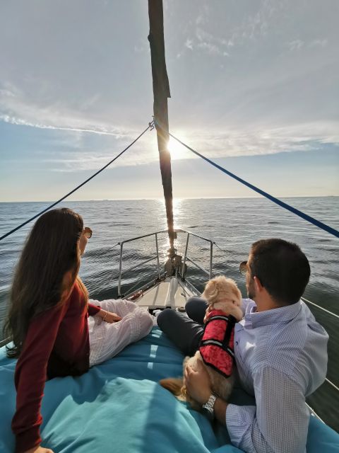 Romantic Tour on a Luxury Sailboat with Vintage Transfer 4H - Gaia viewpoints on the Maria Kombi: Jardim do Morro, Serra do Pilar, and Luiz I Bridge deck