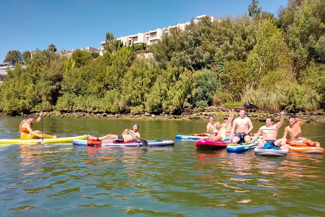 Stand Up Paddle discovering desert beaches of Douro River - Pick Up included - Paddling the Douro River toward desert-beach scenery