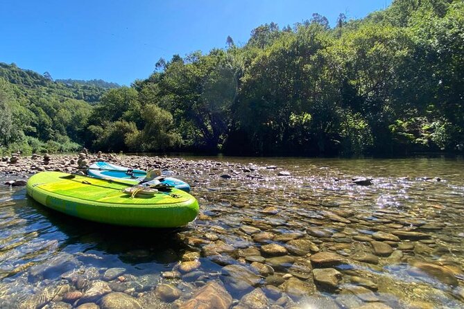 Stand-up-Paddle tour in Paiva river - The 3-hour flow: from first lesson to a full 6 km downriver