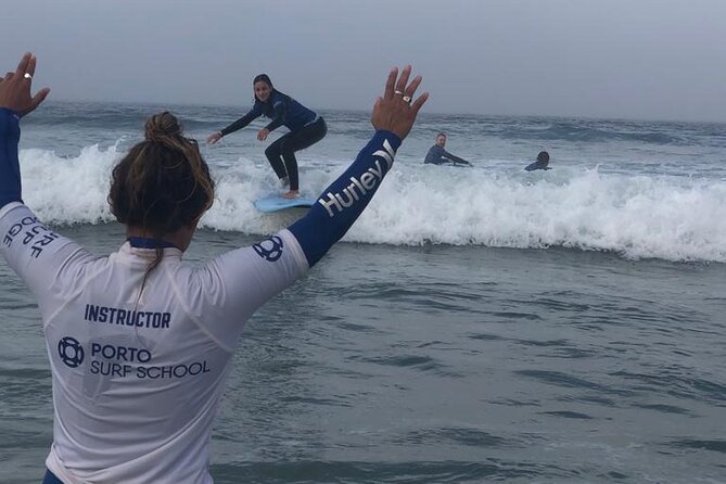 Surf Lessons in Porto with transfer at Porto Surf School - Instruction style: encouragement, clarity, and being in the water