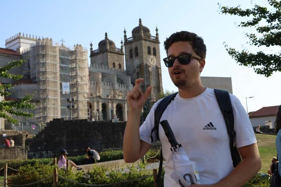 The Soul of Porto: Walking Tour with Food and Wine Tasting - São Bento Station azulejos, then straight into Porto’s story