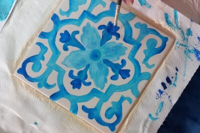 Tile Painting and Cocktails in Downtown Porto