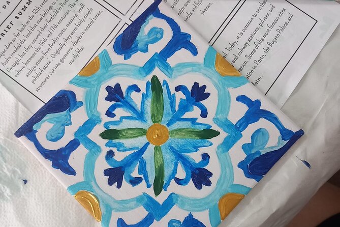 Tile Painting and Cocktails in Downtown Porto - Acrylics, Curing, and When You Can Take Your Tile Away
