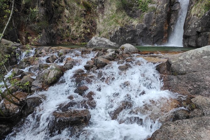 Waterfalls, Heritage and Nature in Gerês Park - from Porto - Lagoas Naturais Fafiao and Hostel Retiro do Geres: crystal lagoon time